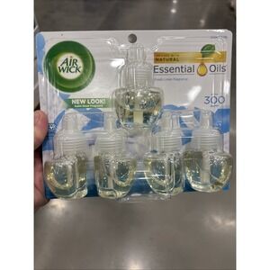 Air Wick Scented Oil 5 Refills Snuggle Fresh Linen 3.38 Fl.oz